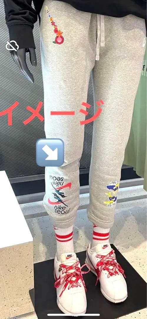 韓国限定 Nike ナイキカスタム スウェット ニュージーンズ ナイキ レア