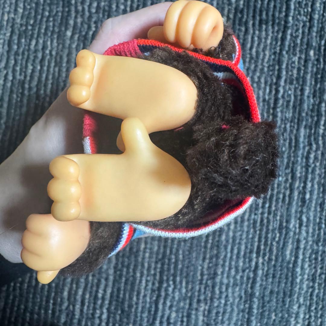モンチッチ セキグチ いちご ぬいぐるみ 昭和 レトロ 帽子 レア 初代 4