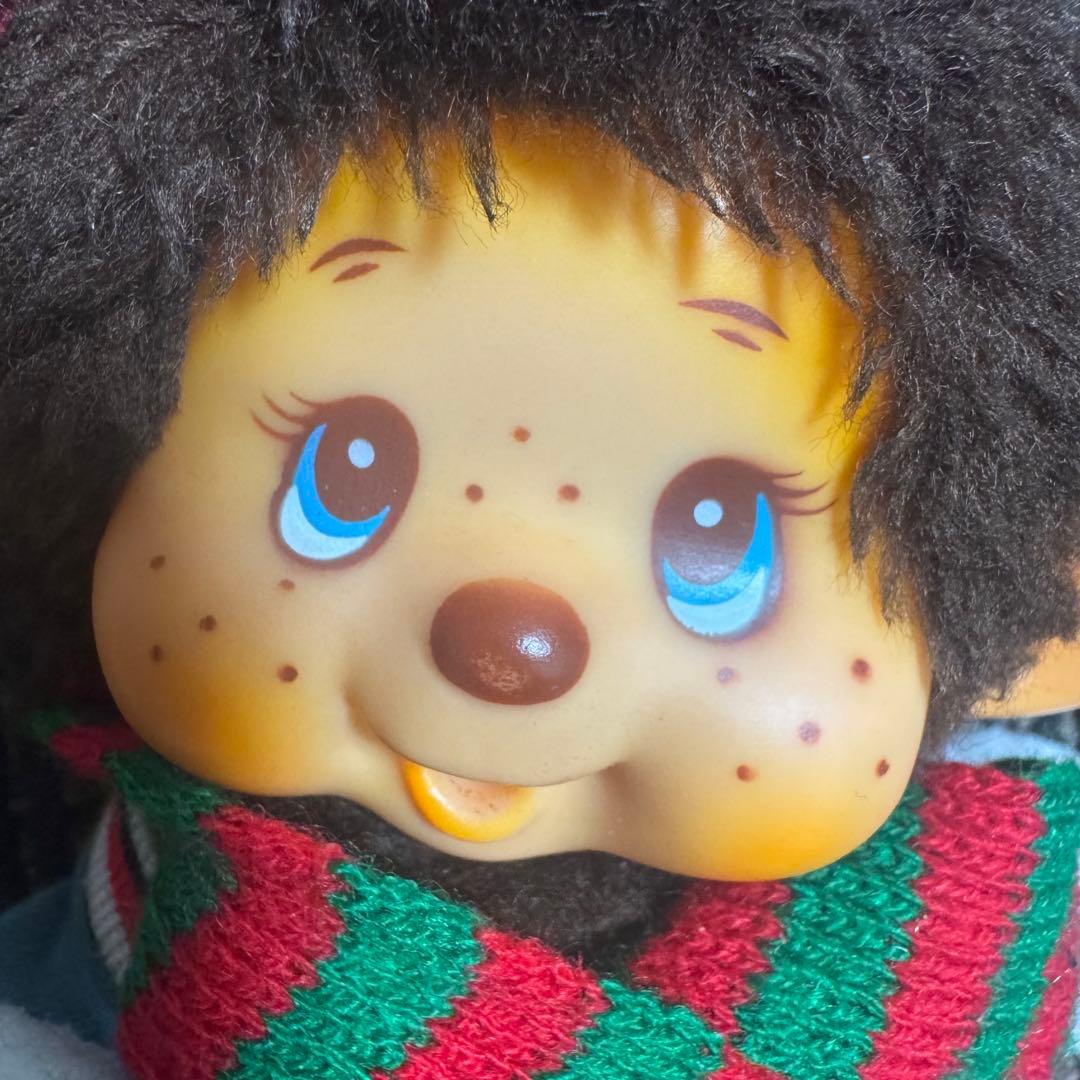 モンチッチ セキグチ いちご ぬいぐるみ 昭和 レトロ 帽子 レア 初代 4