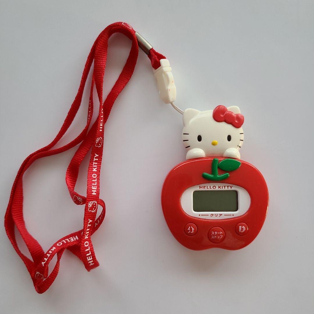 SANRIO ハローキティ キッチンタイマー りんご型 平成レトロ レア