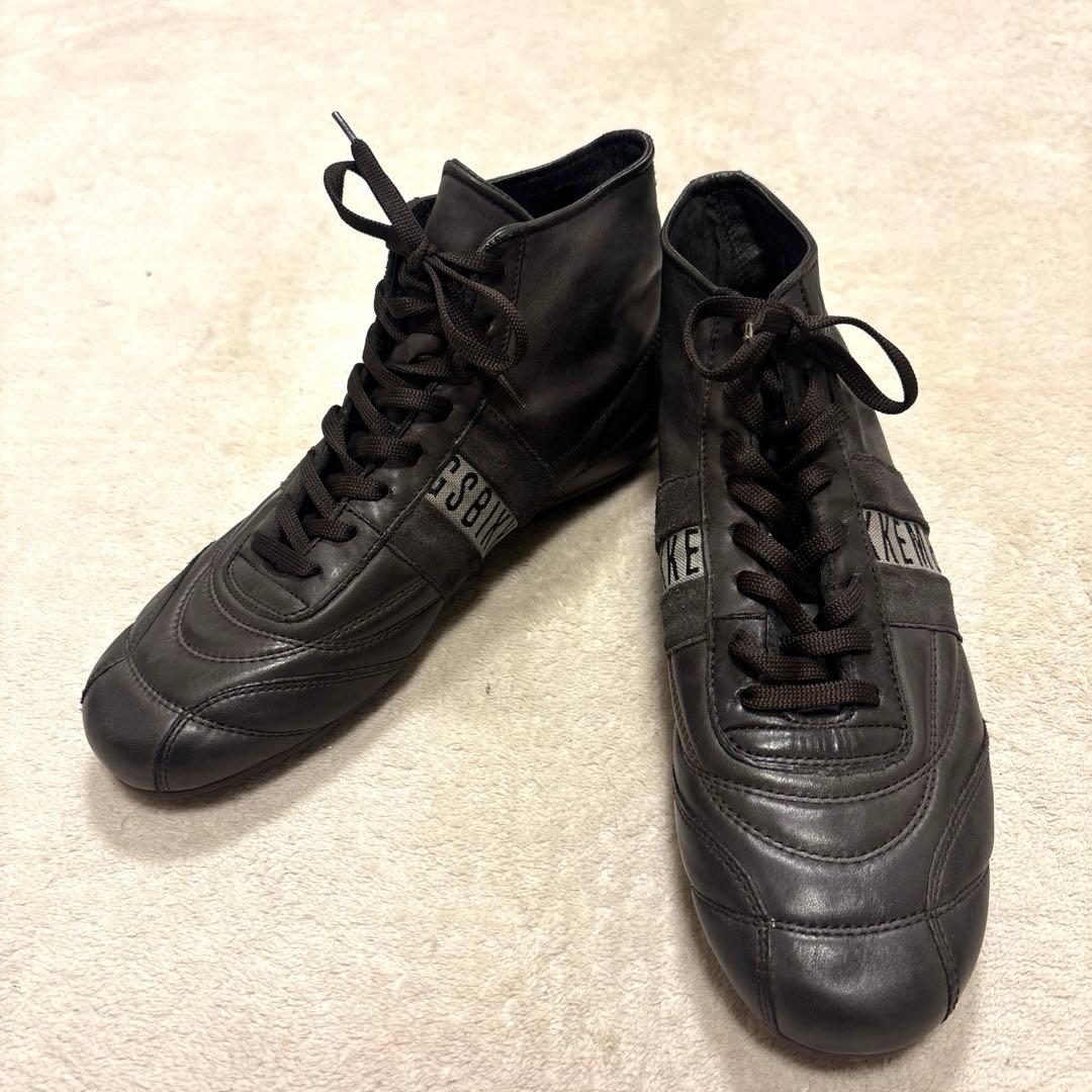 90s Dirk Bikkembergs Leather sneakers - メルカリ