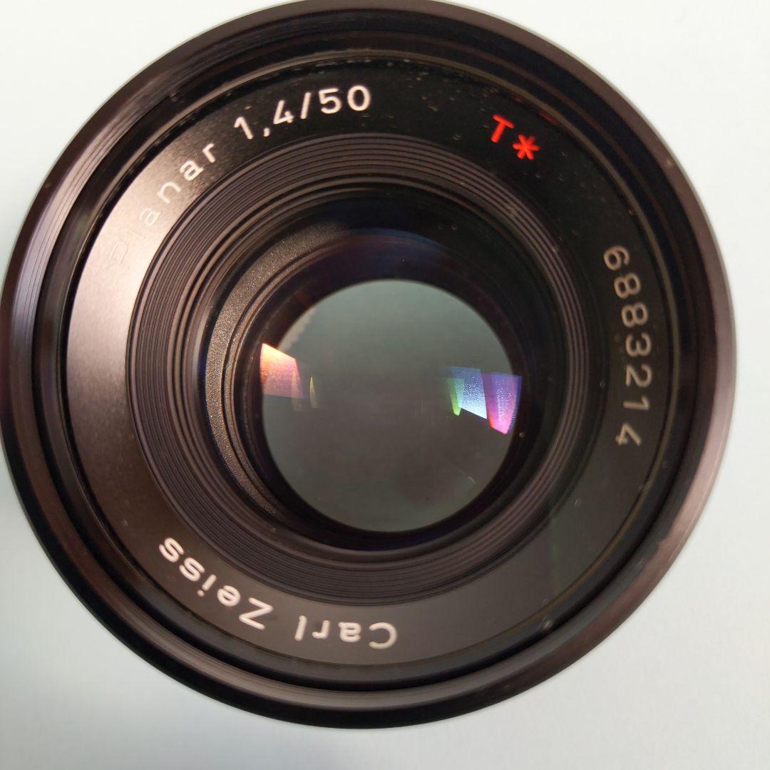 CONTAX RX Ⅱ Planar T* 50mm f/1.4京セラ-三味線撥本鼈甲天然素材長さ