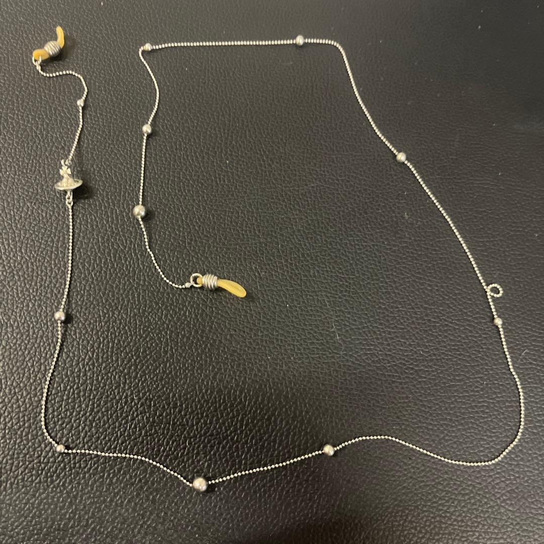 土日限定セール】vivienne westwood メガネチェーン シルバー - メルカリ