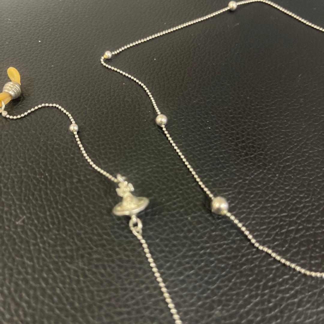 土日限定セール】vivienne westwood メガネチェーン シルバー - メルカリ