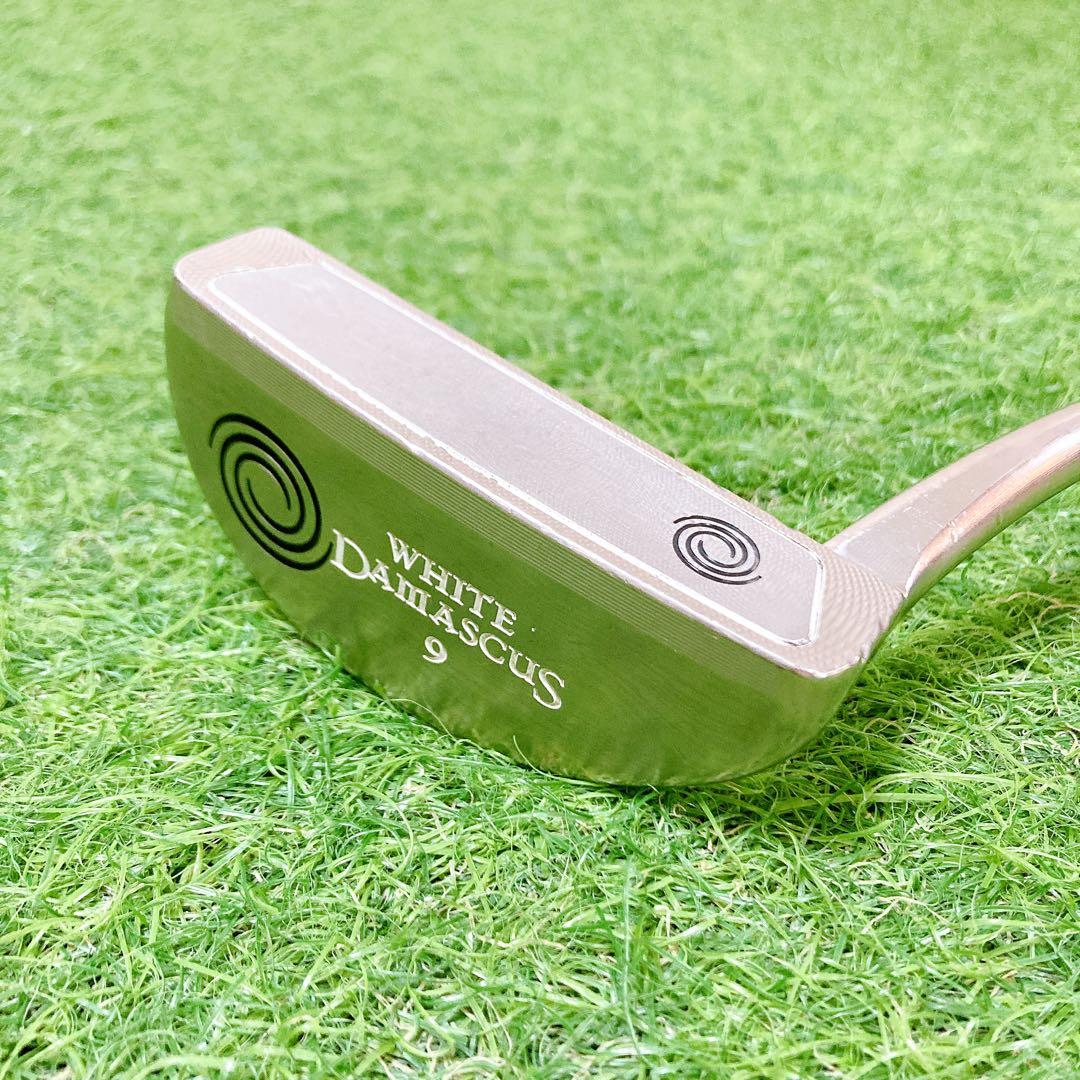オデッセイ ホワイトダマスカス9 ゴルフクラブ パター 右利き L字