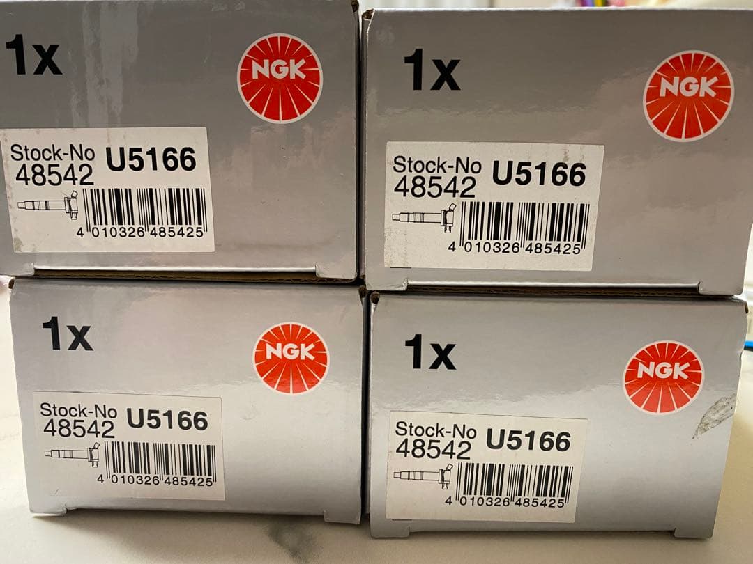 NGK イグニッションコイル 4個セット U5166 NGK トヨタ ハイエース イグニッションコイル U5166 4本セット TRH200K