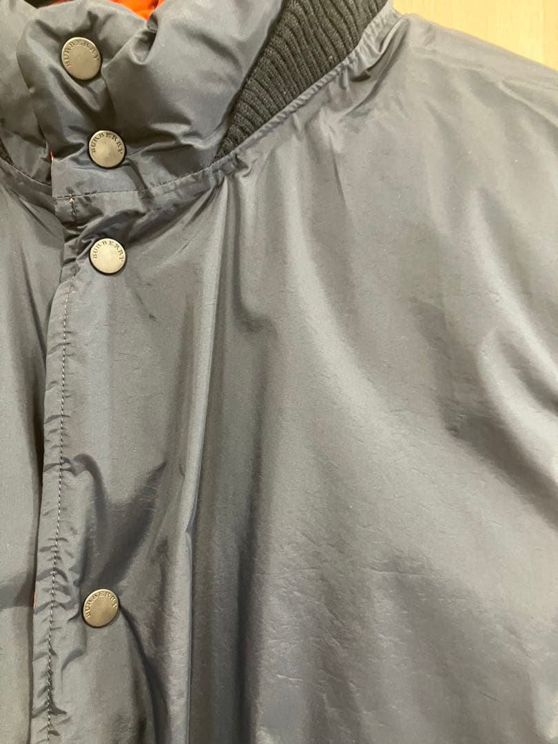 バーバリー メンズ Lサイズ ダウンベスト リバーシブル 新品 定価10万