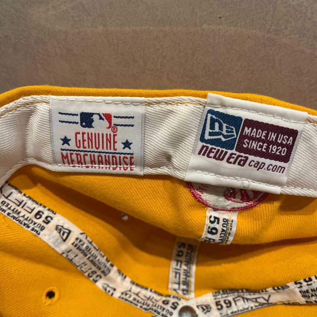 ニューエラ 漢字 NY ヤンキース キャップ 7 5/8 USA製 帽子 レア