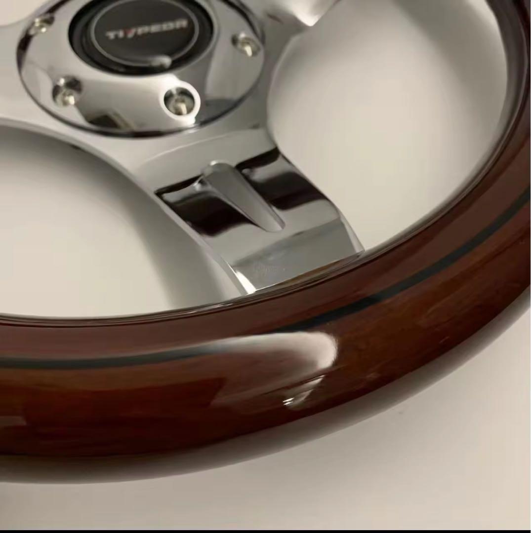 29パイ】小径 ウッドステアリング 旧車 - メルカリ