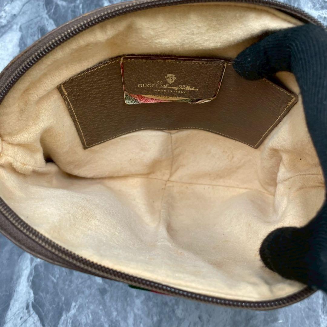✨美品✨GUCCI GG シェリーライン ショルダーバッグ ブラウン レザー