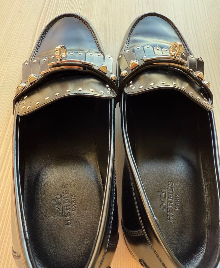 エルメス　モカシン《デスタン》38