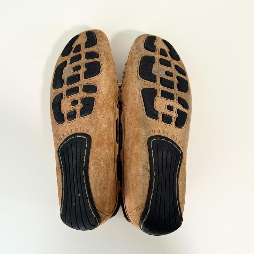 UGG アグ モカシン ムートン 靴 24センチ レディース 美品 - メルカリ