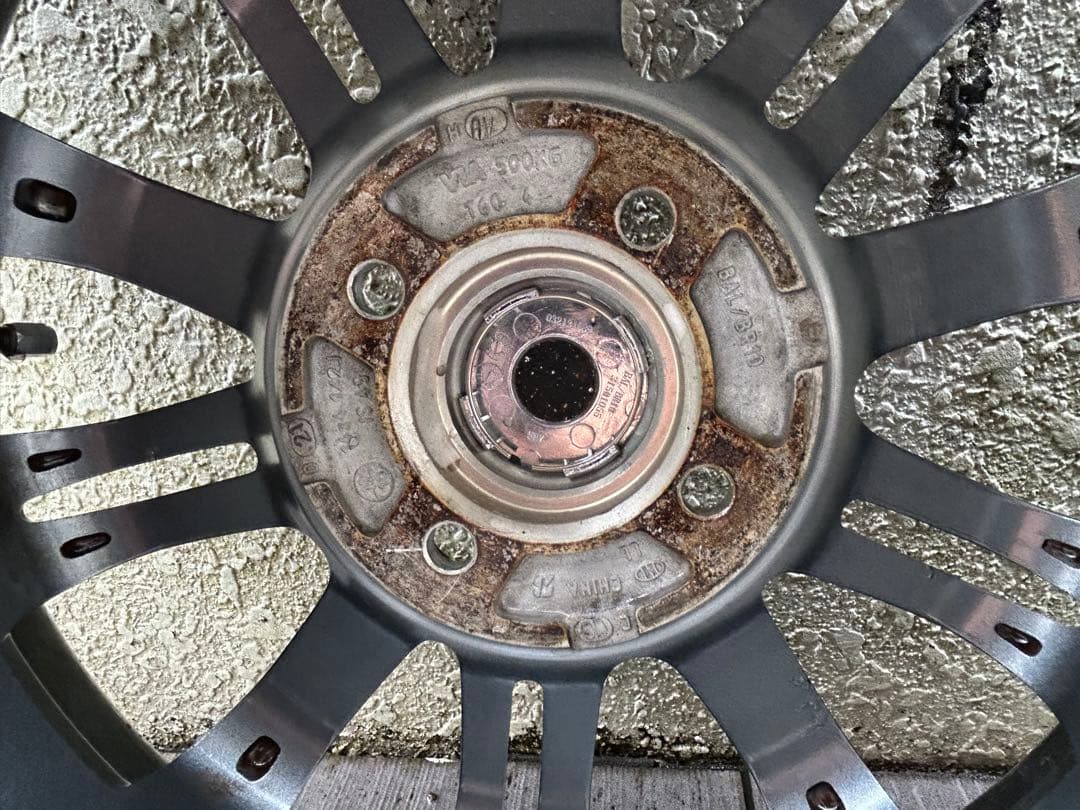 ☆中古☆溝少☆4.5J×14 ET:45 PCD110 4穴 4本セット