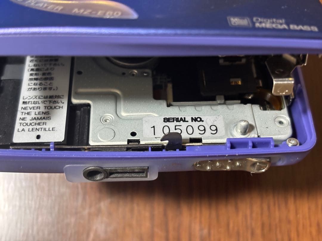 SONY MDウォークマン MZ-E80 ジャンク MD読み込み不可 - メルカリ