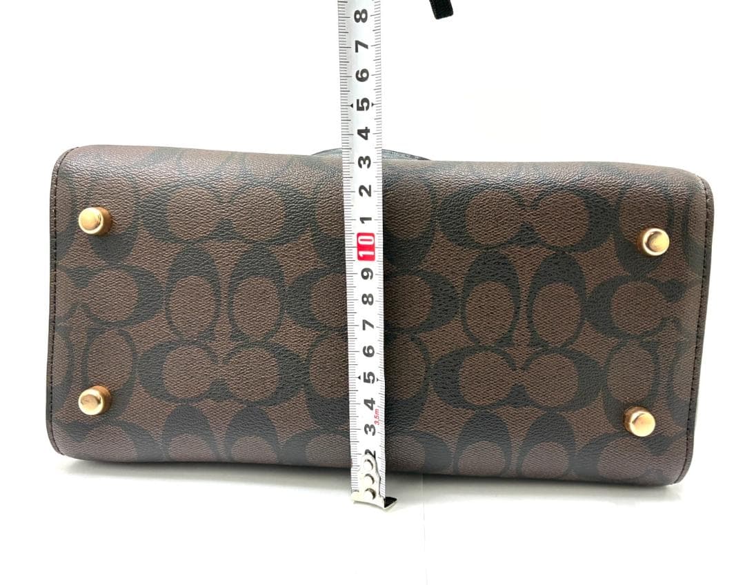 25O12-037 コーチ 2wayバッグ ブラウン F83607 ブランド - メルカリ