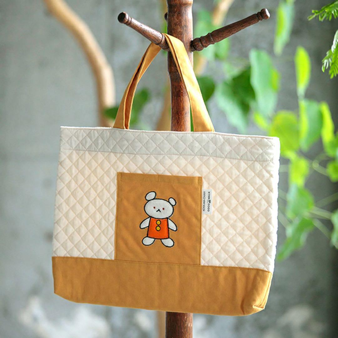 しろくまちゃん✳︎ガーゼキルトレッスンバッグ - メルカリ