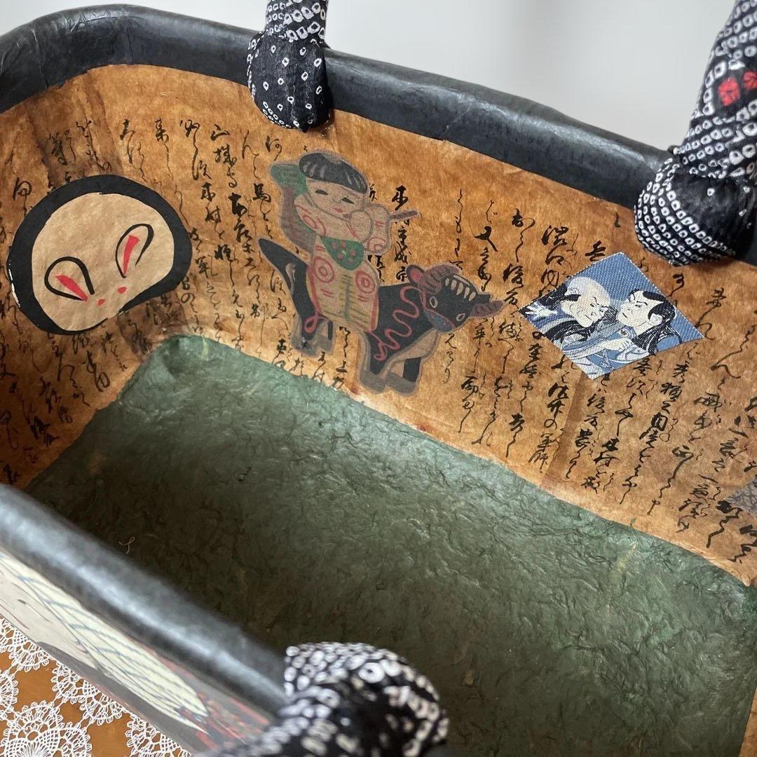 一閑張りバッグ11三社祭