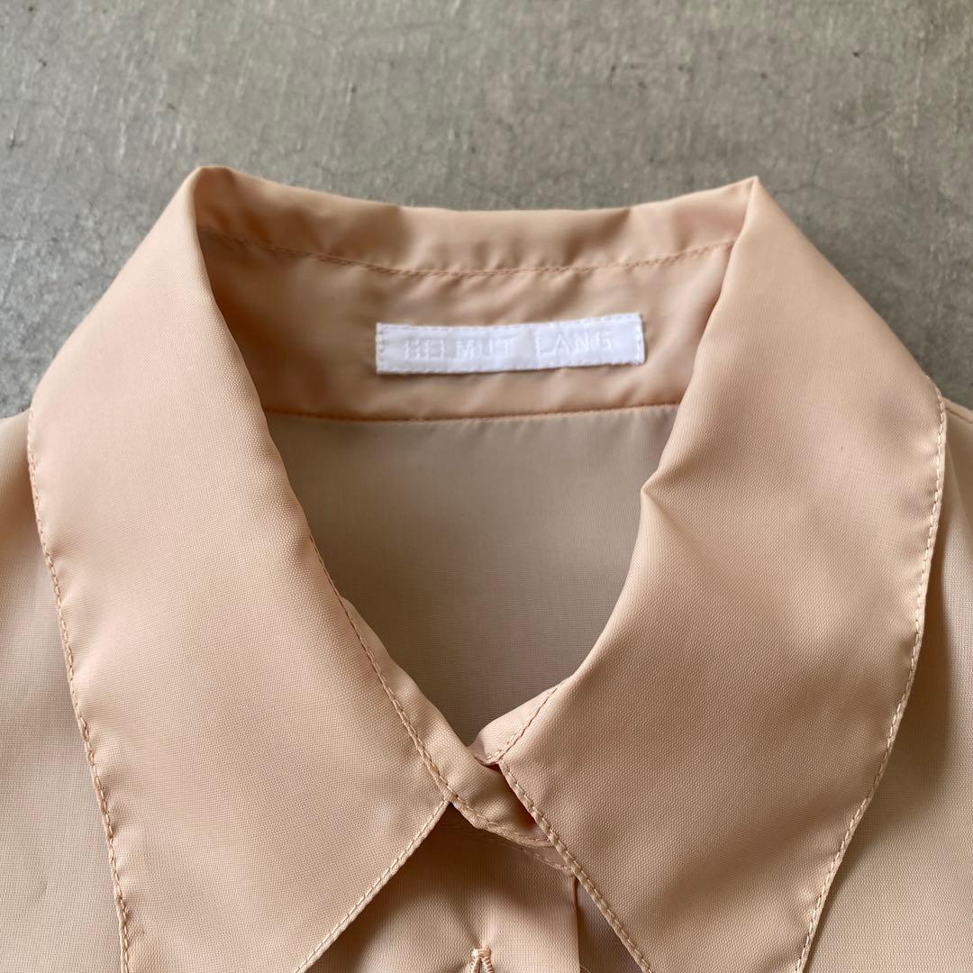 helmut lang 初期 ナイロンシャツ ピンクベージュ - メルカリ
