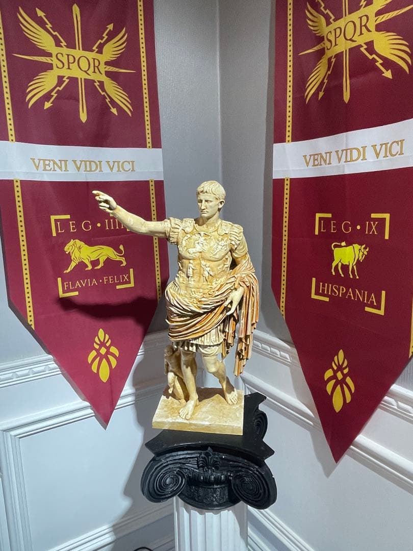 プリマポルタのアウグストゥス 高さ60cm , ローマ帝国 - メルカリ