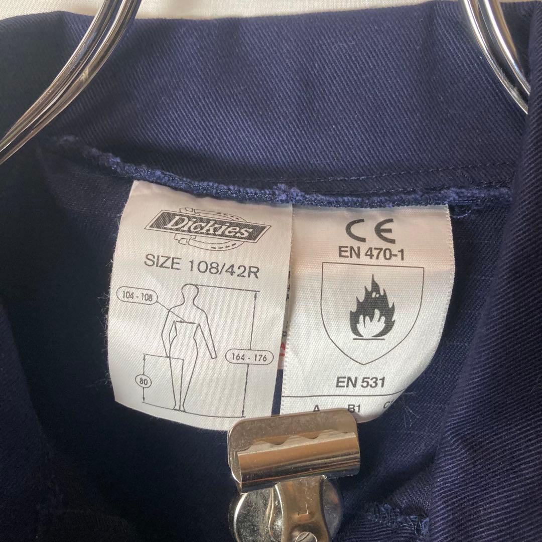 希少古着Dickiesディッキーズ ダークネイビーオールインワンツナギ