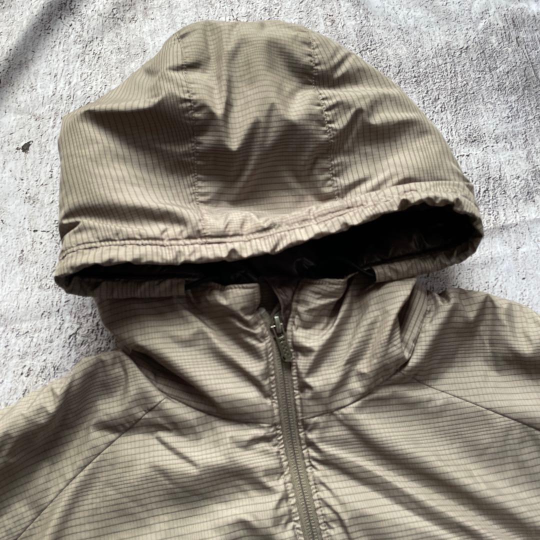 00s Patagonia マイクロパフフーディ ベージュ グラフチェック - メルカリ