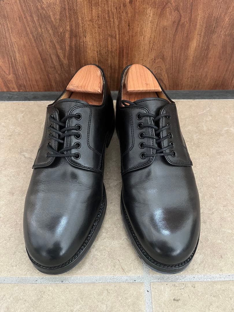 HARROGATE ARCHWAY プレーントゥ UK7 黒 - メルカリ