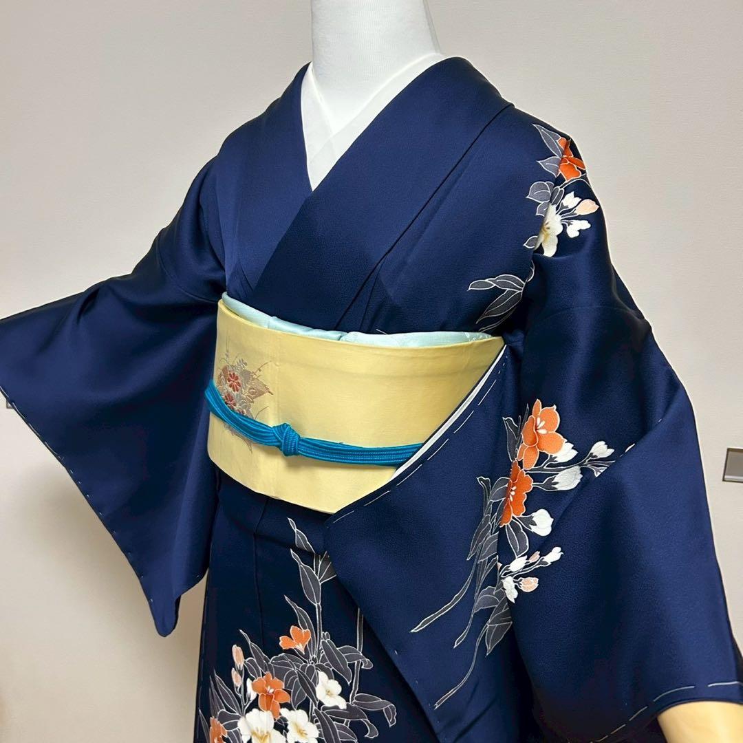 モ 正絹 友禅 訪問着 フルセット 未着用 卒業式 入学式 七五三 【ミト