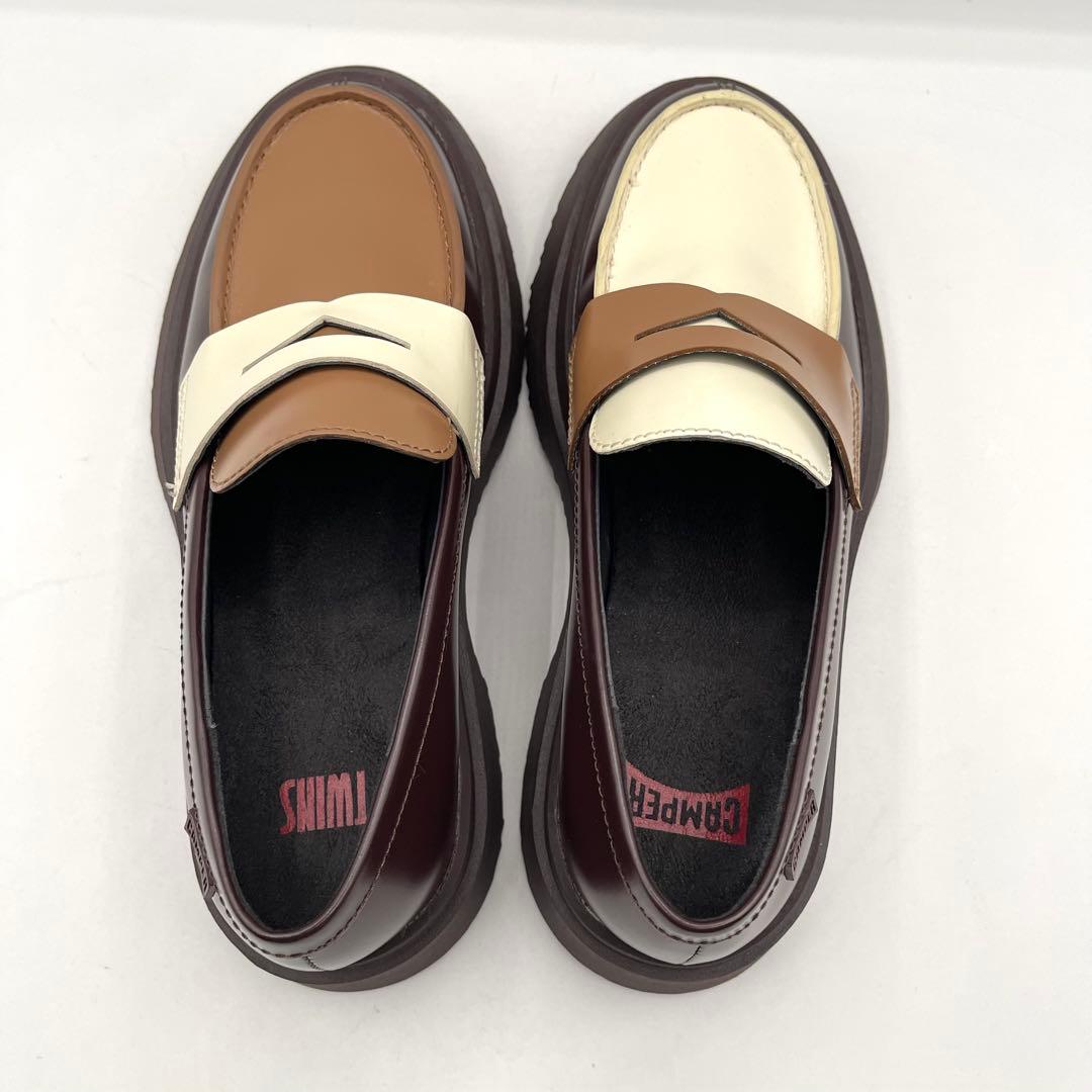 51108 美品！カンペール　ウォールデン　ツインズ　ローファー　23.5cm