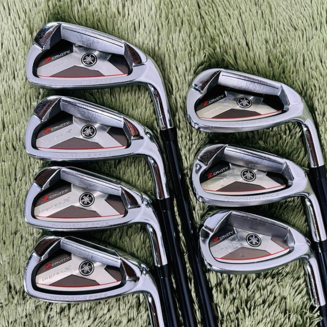 ヤマハ インプレスX Z キャビティ アイアン7本セット メンズゴルフ