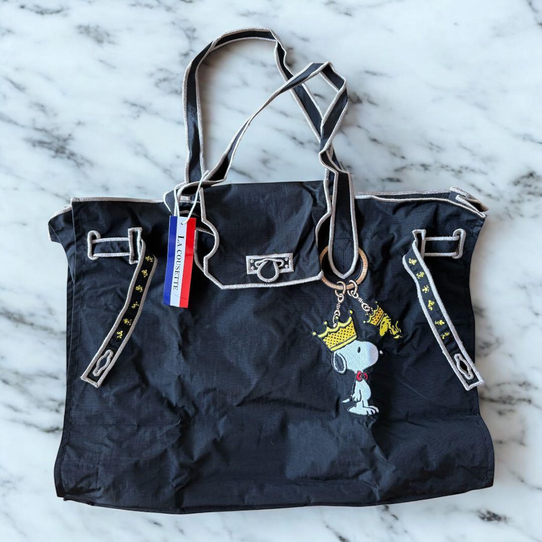 LA COUSETTE（ラクゼット）× スヌーピー コラボバッグ L エコバッグ
