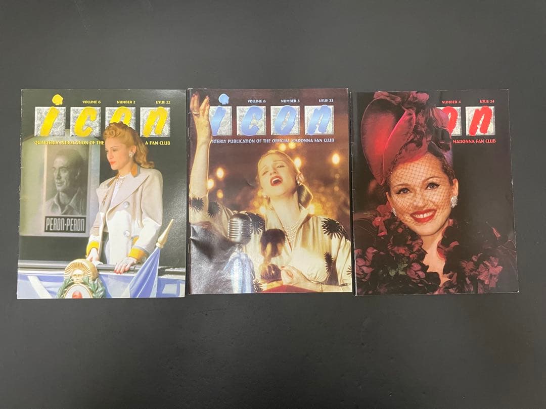 マドンナ　ファンクラブ　会報誌　ICON 12冊　入手困難
