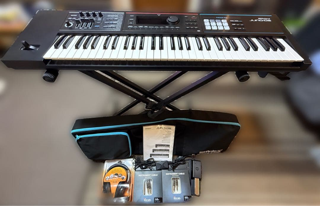 【フルセット】Roland JUNO-DS61 キーボードセット Roland シンセサイザー JUNO-DS61 キーボードスタンドセット【福山楽器