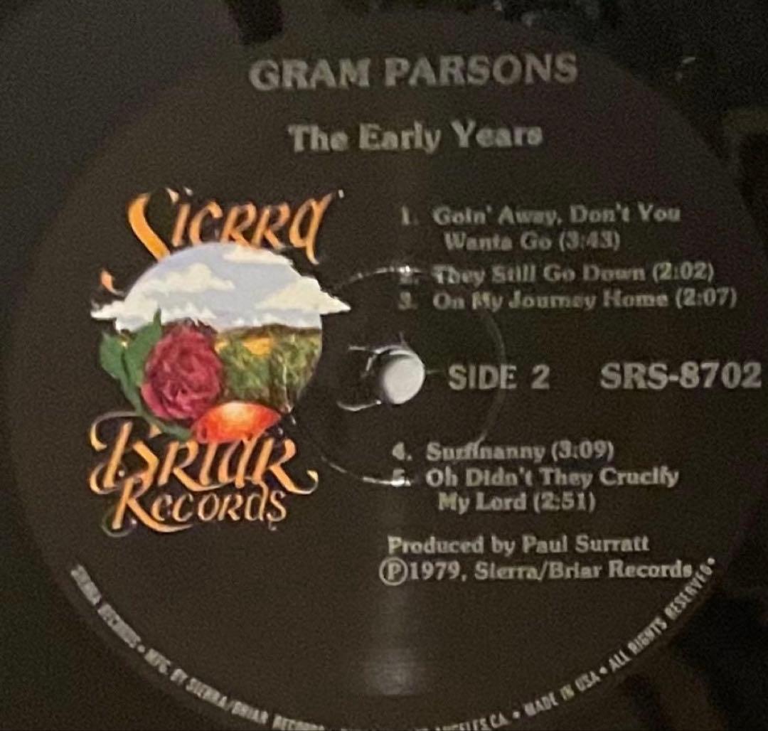 希少盤LP フライング・ブリトー・ブラザーズ グラム・パーソンズ 二枚