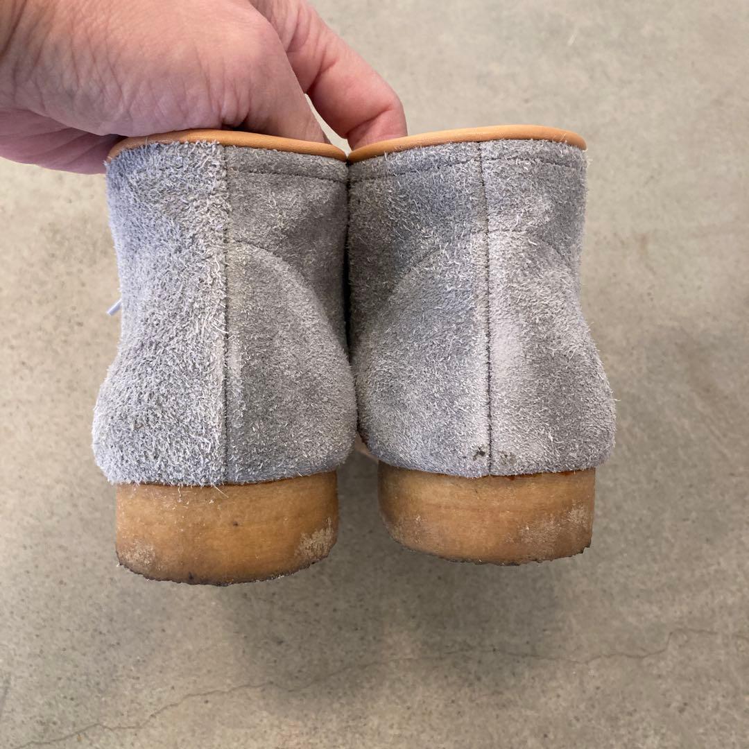 STOCK NO. グレー スエード モカシン 25.5cm