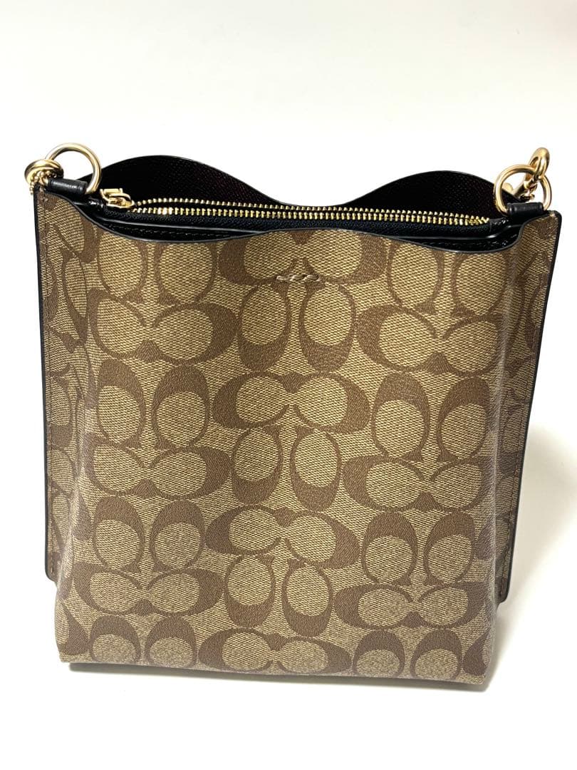 COACH コーチ モリー バケットバッグ 22 シグネチャー CA582 - メルカリ