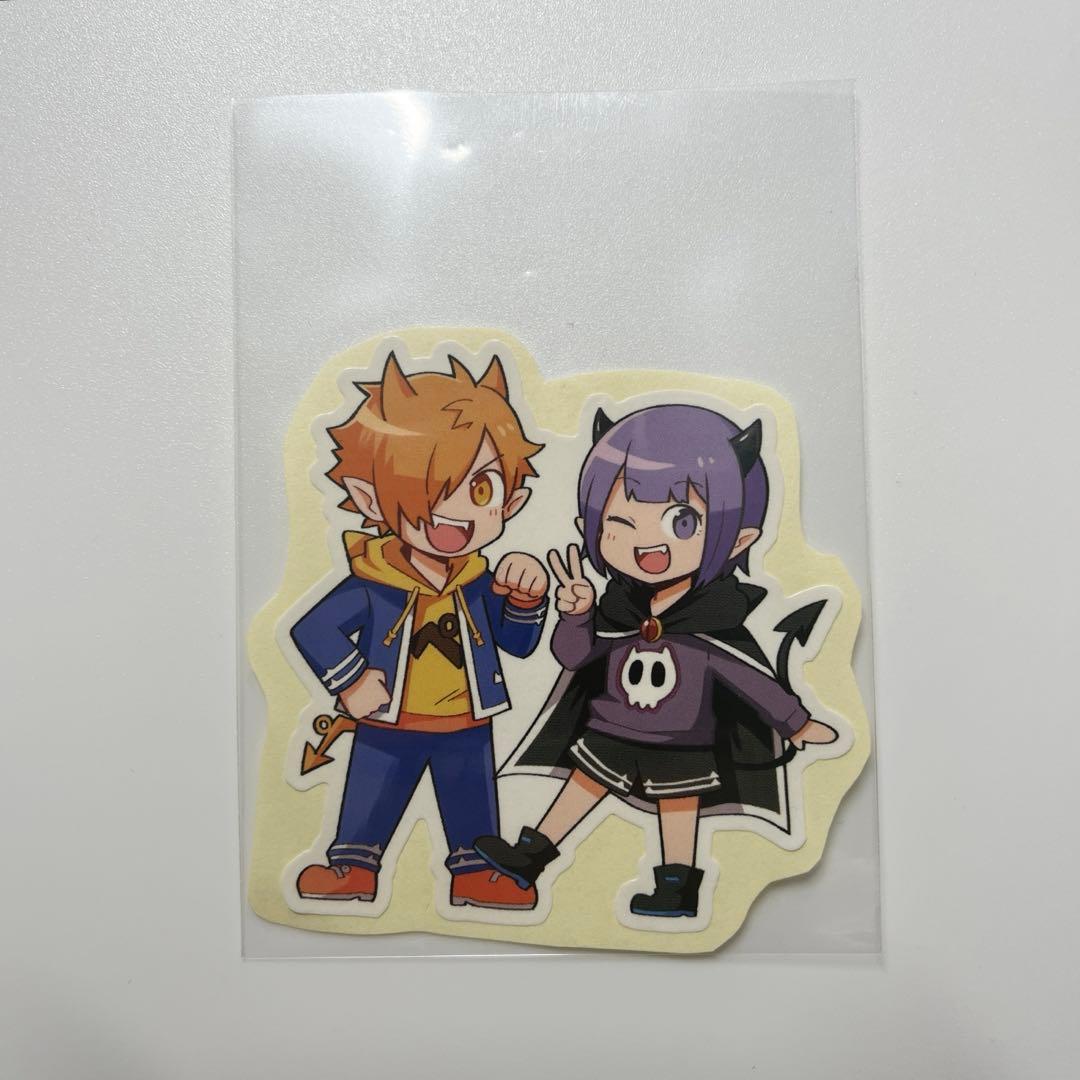 日常組 ぺいんと しにがみ 魔主役 ステッカー 魔界の主役は我々だ