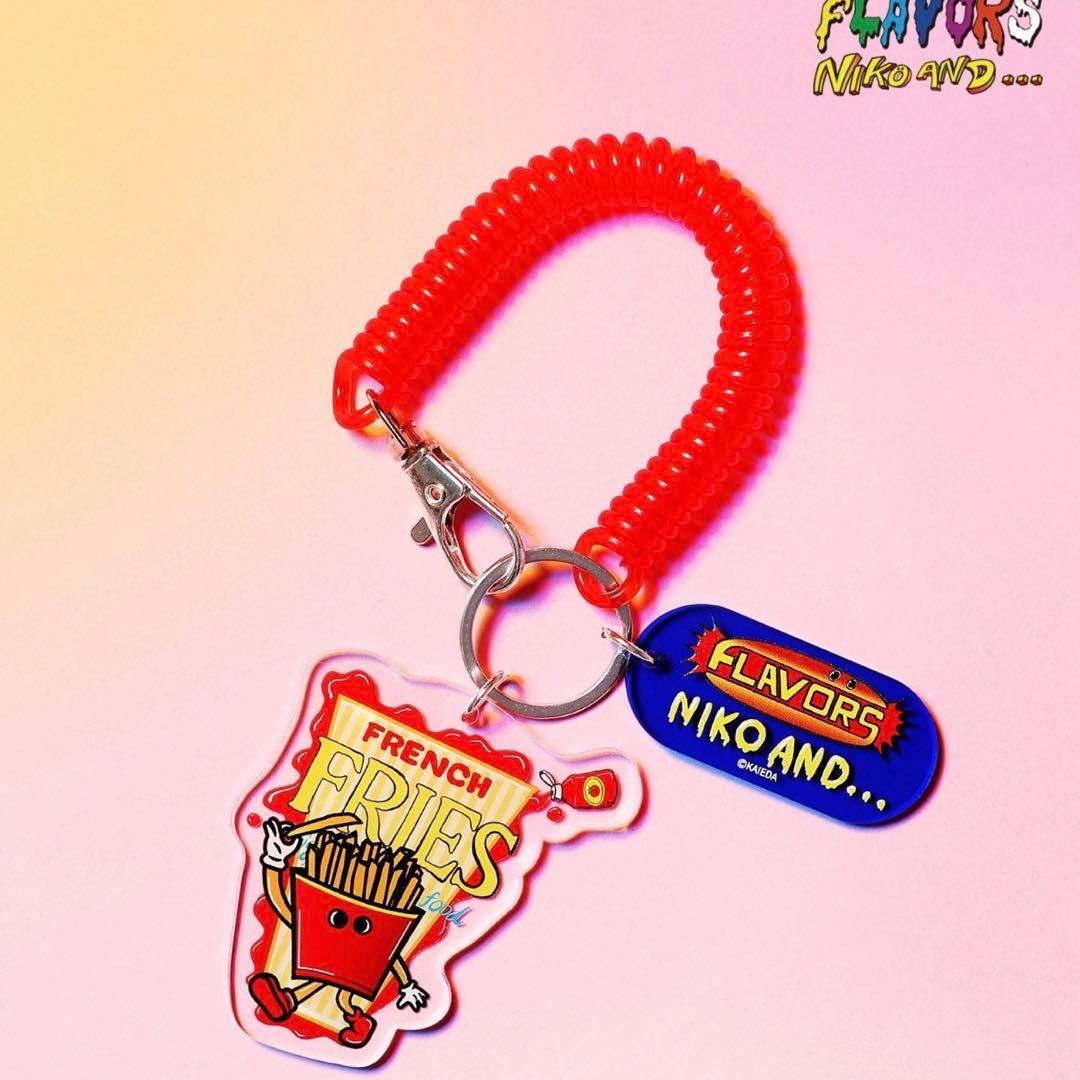 ニコアンド ×FLAVORS コラボ キーホルダー フレーバーズ ポテト 新品