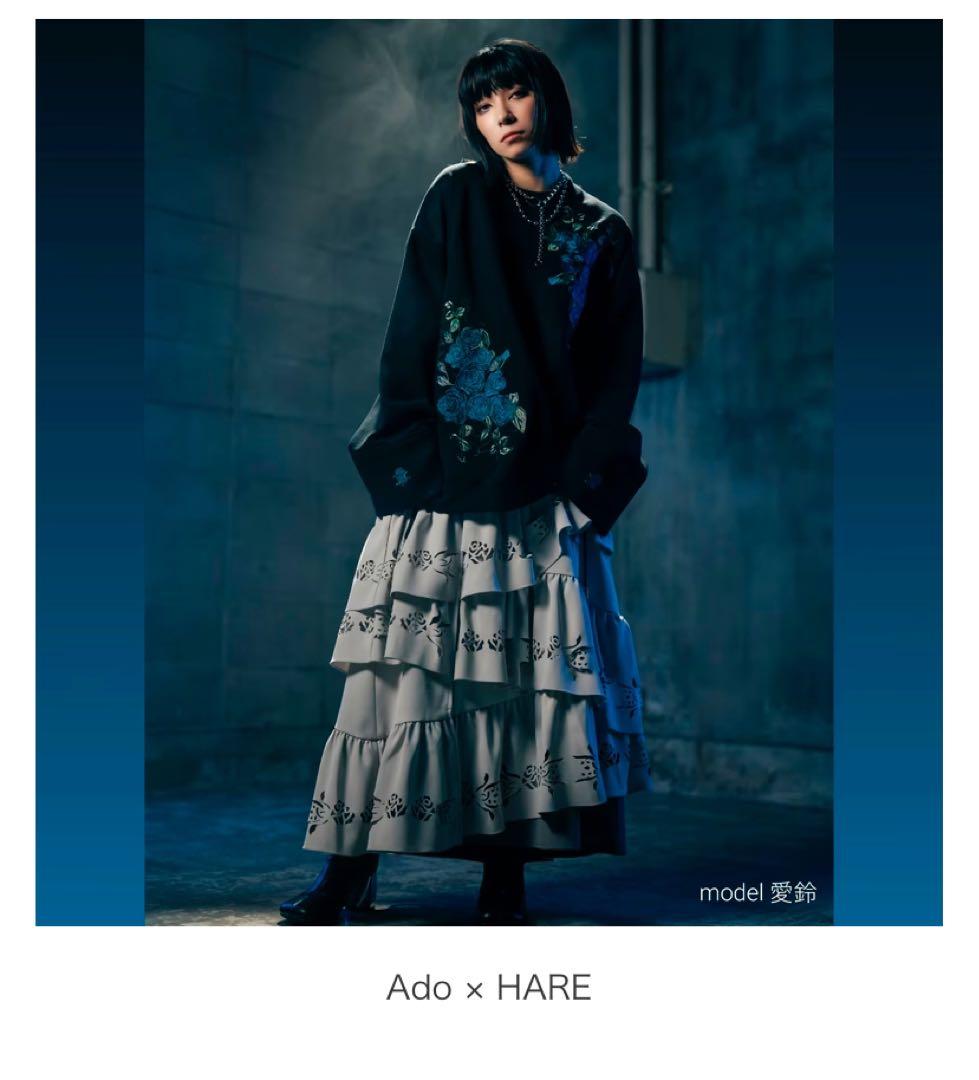 ado×HARE S レースアップローズスウェット - メルカリ