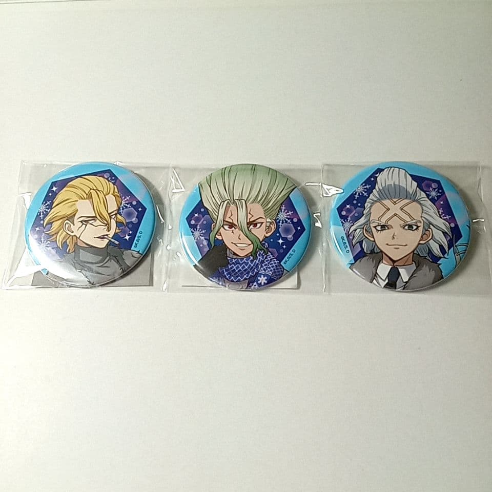 Dr.STONE 石神千空 スタンリー Dr.ゼノ 雪まつり 2026 缶バッジ - メルカリ