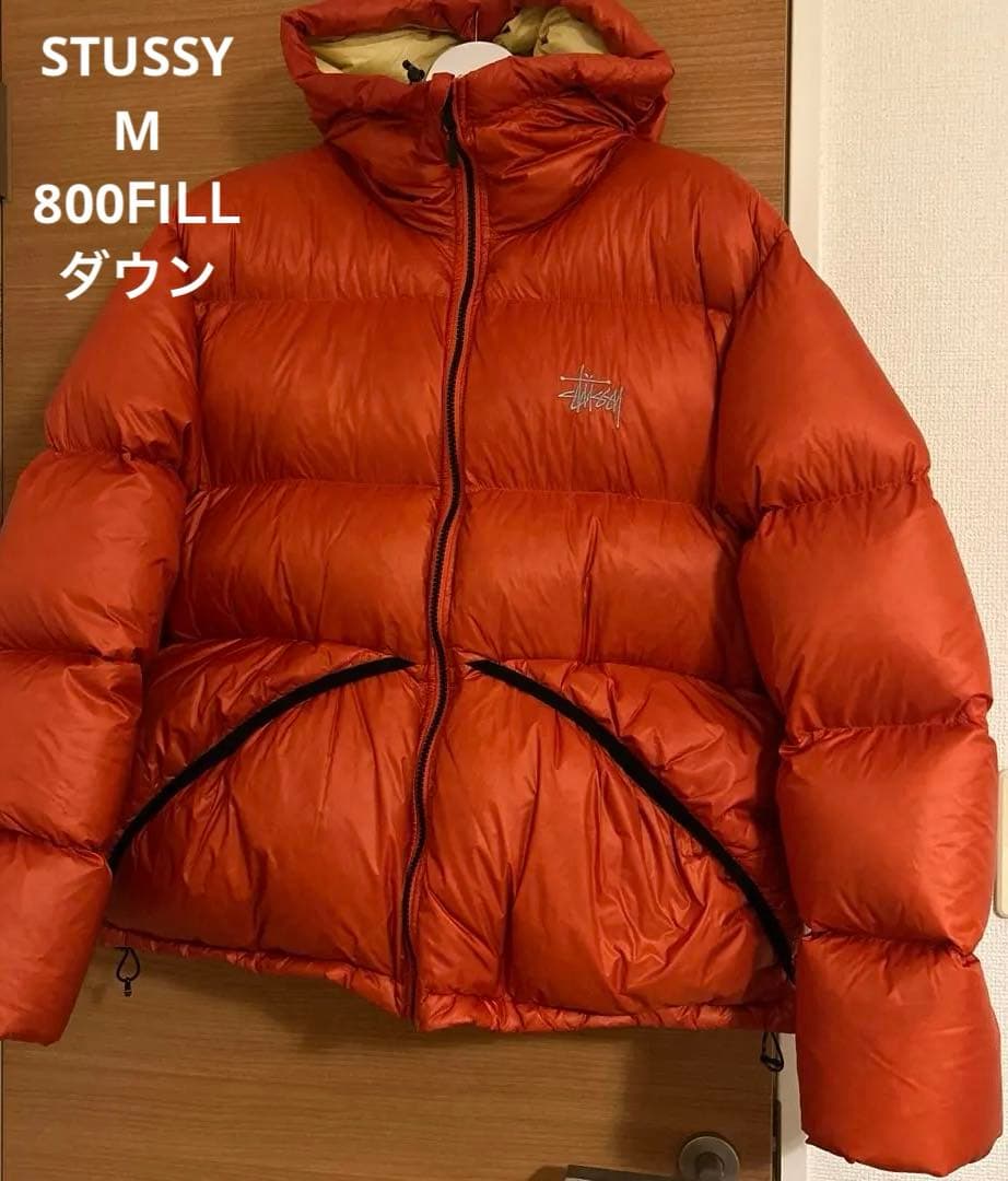ステューシーStussy ダウンジャケット 800ᖴIᒪᒪフード付き - メルカリ