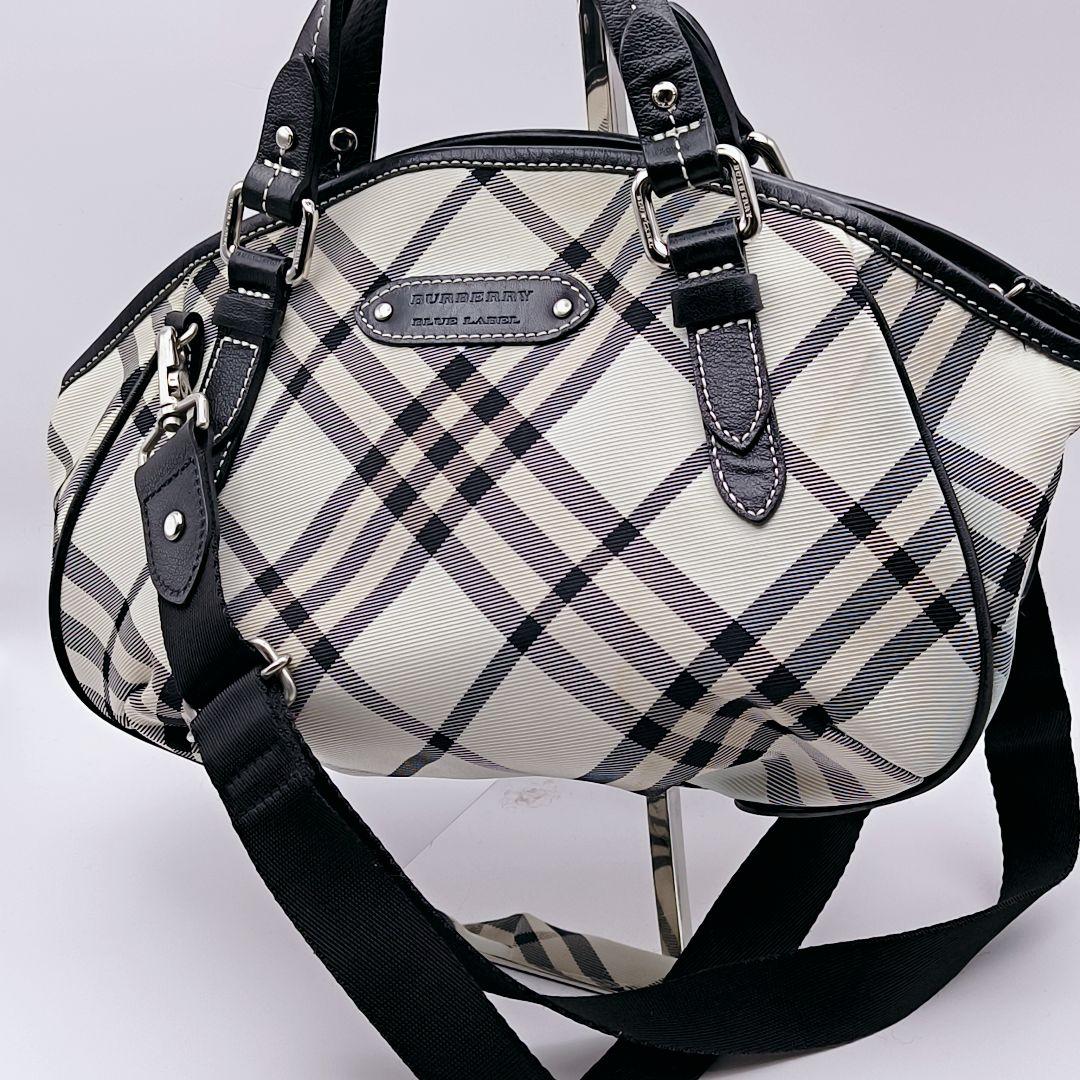 バーバリーブルーレーベル 2way ハンドバッグ ショルダーバッグ ノバチェック BURBERRY（バーバリー） ブルーレーベル ノバチェック ハンドバッグ A