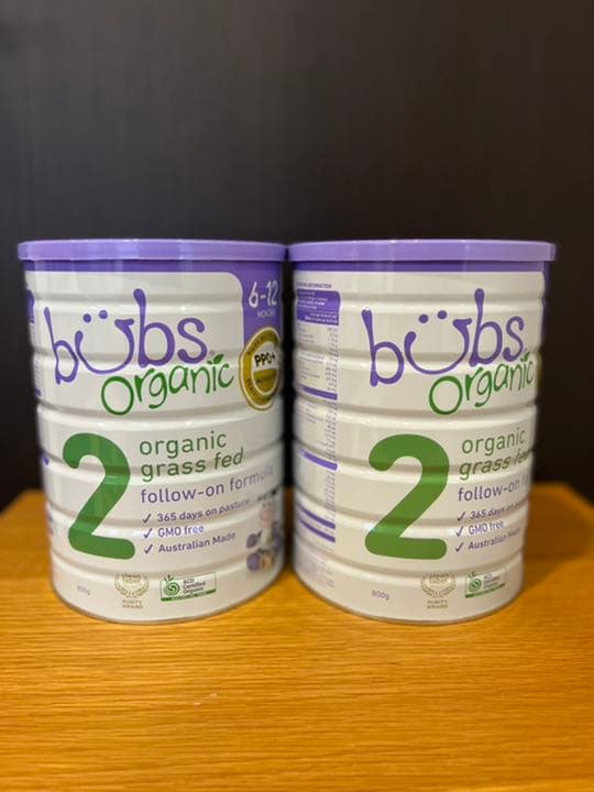 バブズオーガニック粉ミルク ステップ2 2缶
