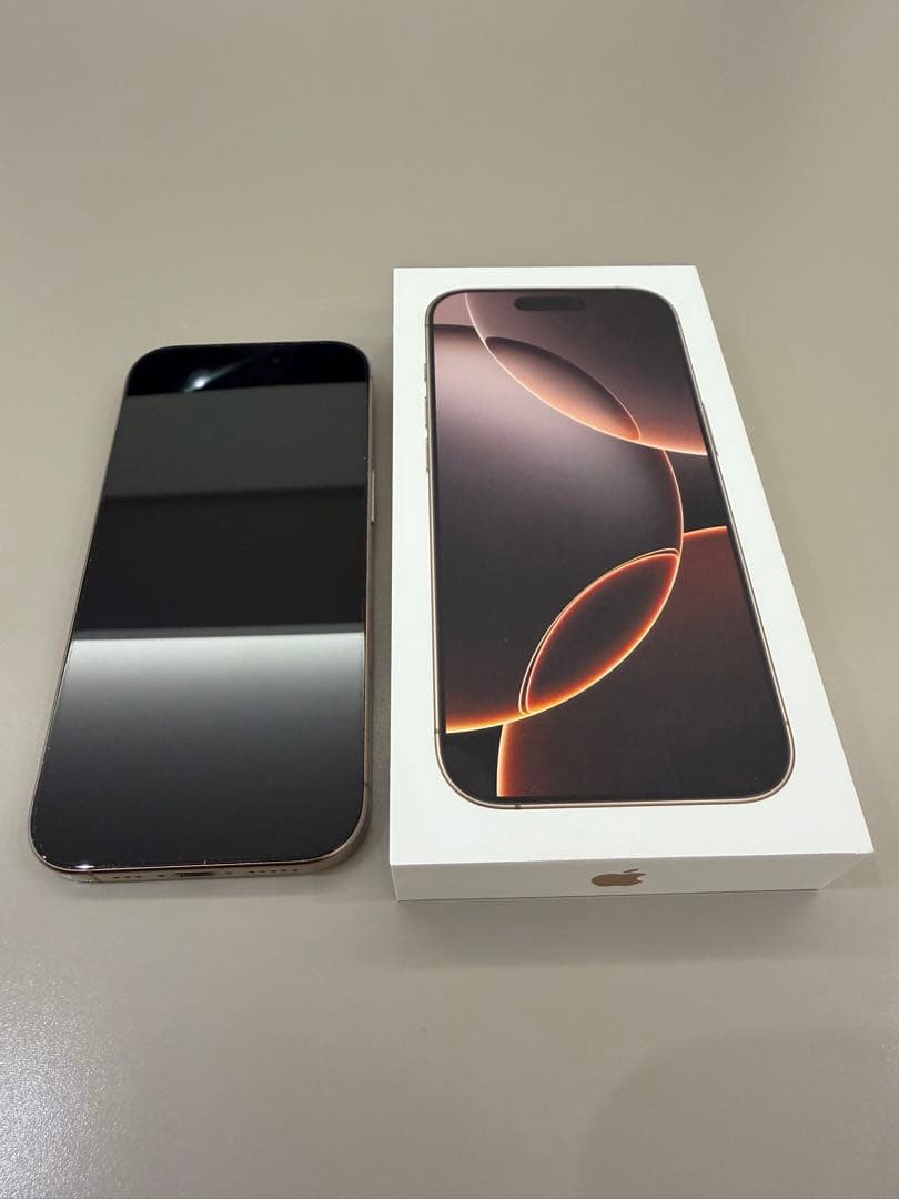 iPhone 16Pro 256GB バッテリー93% 美品 Amazon | 【整備済み品】Apple iPhone 16 Pro 256GB デザート