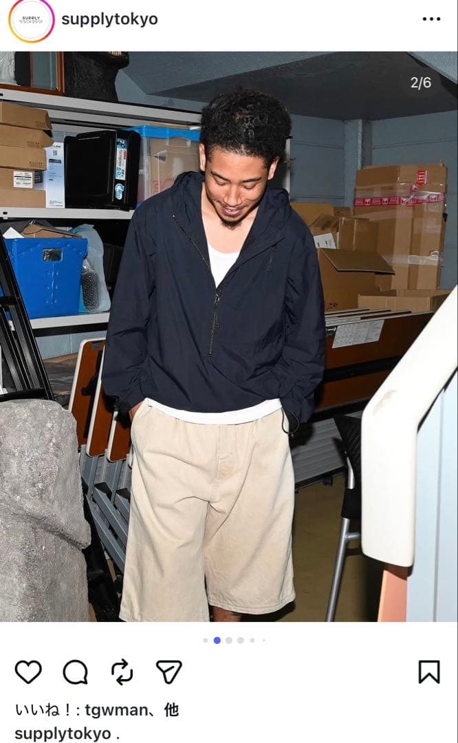 SUPPLY TOKYO Light Wind Shell ナイロンジャケット - メルカリ