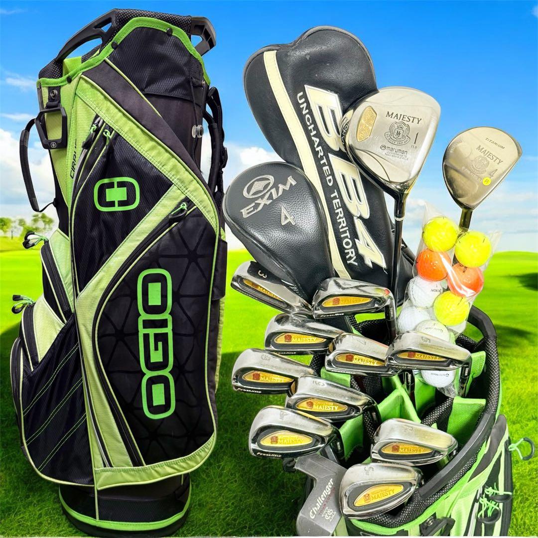 マジェスティ オジオ 初心者 メンズ ゴルフクラブセット フルセット