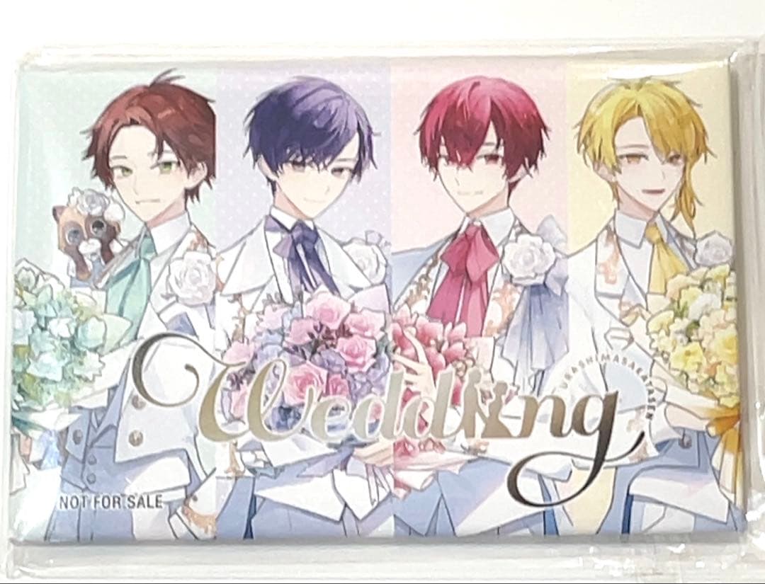 浦島坂田船 タワレコ 特典 缶バッジ 4点セット Plusss Weddiing - メルカリ