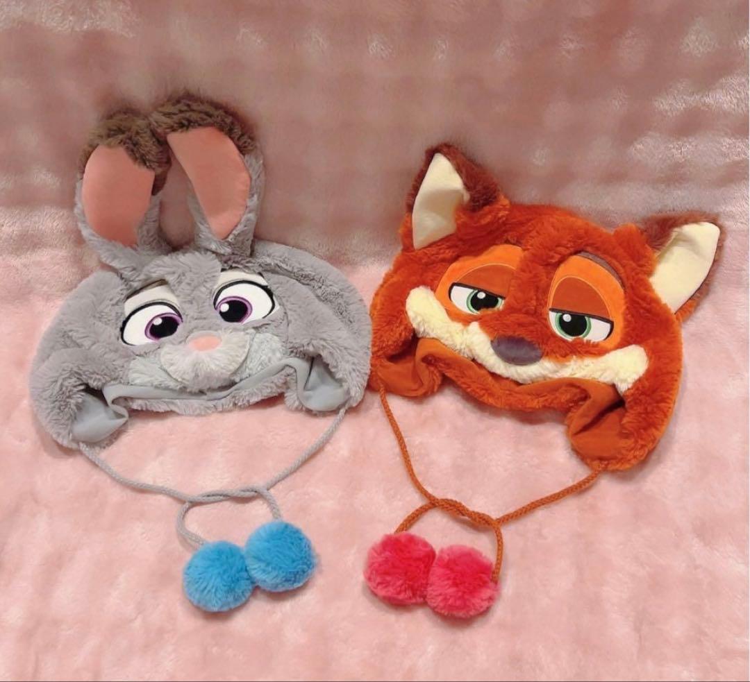 新品タグ付き】ズートピア ニック ジュディ ファンキャップ セット