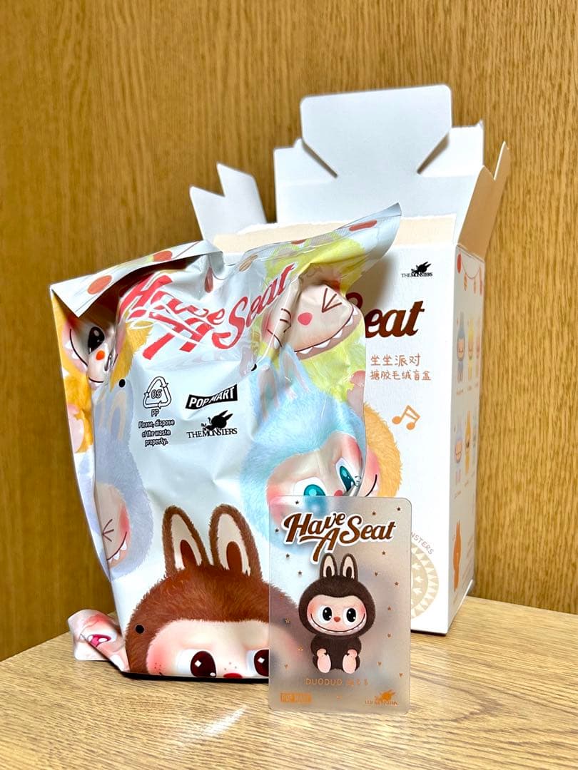 LABUBU have a seatぬいぐるみラブブポップマート DUODUO - メルカリ