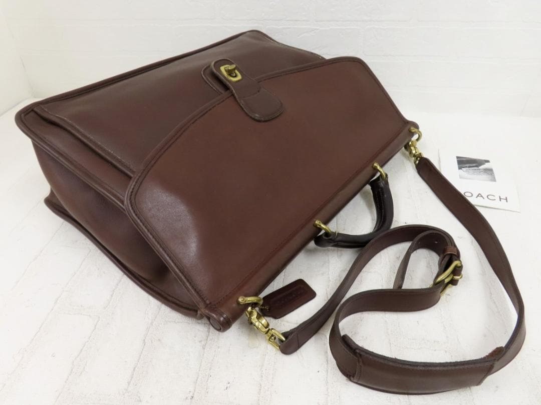 COACH オールド コーチ 5266 カーフ レザー 本革 2way バッグ