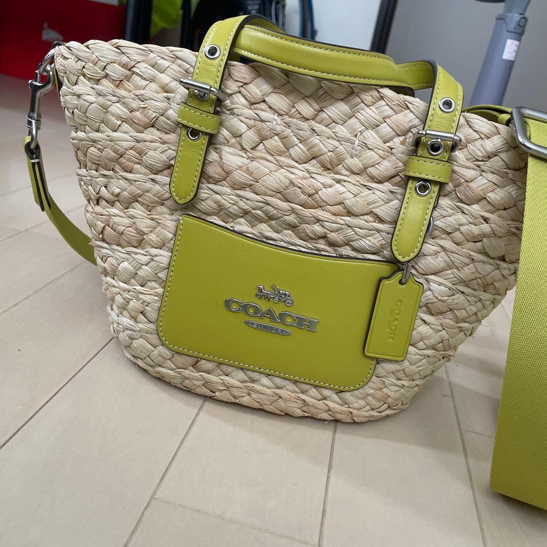 COACH コーチのかごバッグ ベージュ/ライム 楽天市場】コーチ（かごバッグ｜レディースバッグ）：バッグ<バッグ